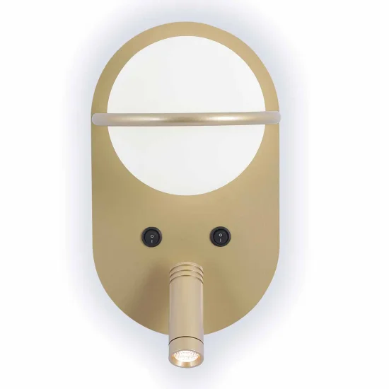 APLIQUE DE PARED LED 6W 3000-6000K DORADO ASTRA 2