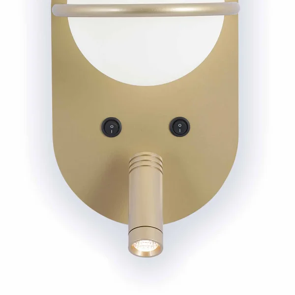 APLIQUE DE PARED LED 6W 3000-6000K DORADO ASTRA