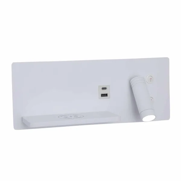 APLIQUE LED 8W 3000-6000K TÁCTIL BLANCO CARGA INALÁMBRICA ZEKO