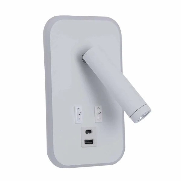 APLIQUE DE PARED LED 10W 3000-6000K USB BLANCO ORBIA