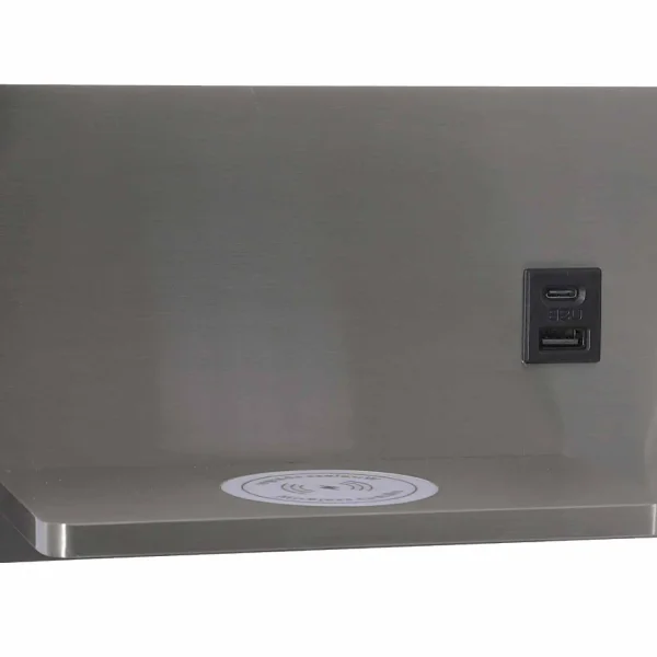 APLIQUE LED 8W 3000-6000K TÁCTIL NÍQUEL CARGA INALÁMBRICA ZEKO