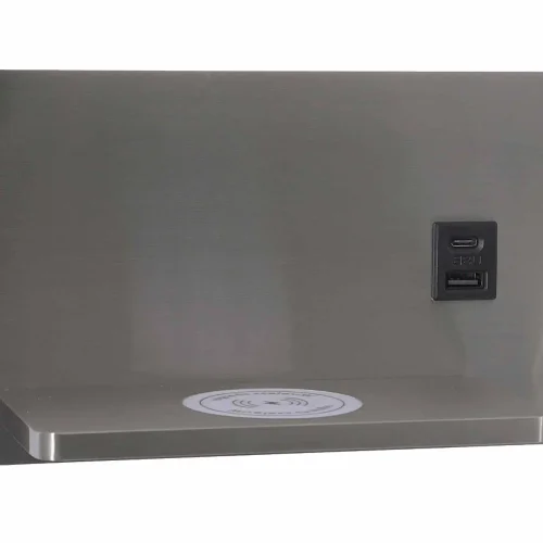 APLIQUE LED 8W 3000-6000K TÁCTIL NÍQUEL CARGA INALÁMBRICA ZEKO