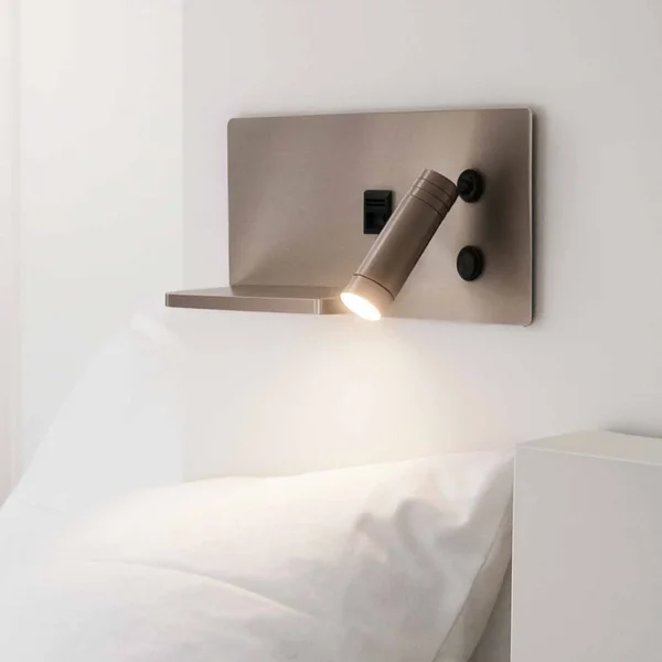 APLIQUE LED 8W 3000-6000K TÁCTIL NÍQUEL CARGA INALÁMBRICA ZEKO