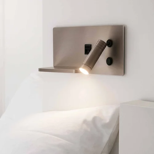 APLIQUE LED 8W 3000-6000K TÁCTIL NÍQUEL CARGA INALÁMBRICA ZEKO