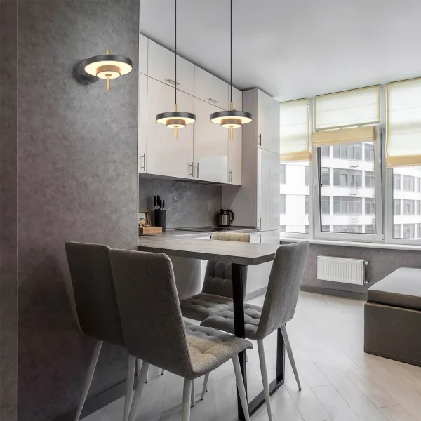 LÁMPARA DE TECHO LED 34,5W REGULABLE 2300-3000-4000K NEGRO ORO ELIX