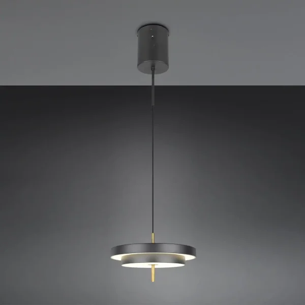 LÁMPARA DE TECHO LED 34,5W REGULABLE 2300-3000-4000K NEGRO ORO ELIX