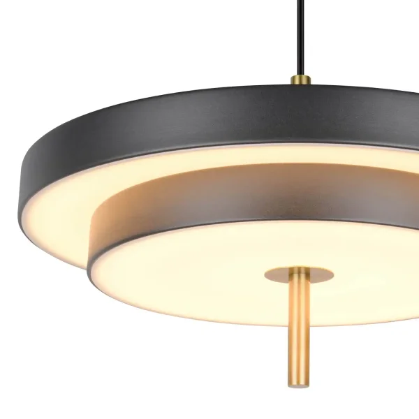 LÁMPARA DE TECHO LED 34,5W REGULABLE 2300-3000-4000K NEGRO ORO ELIX