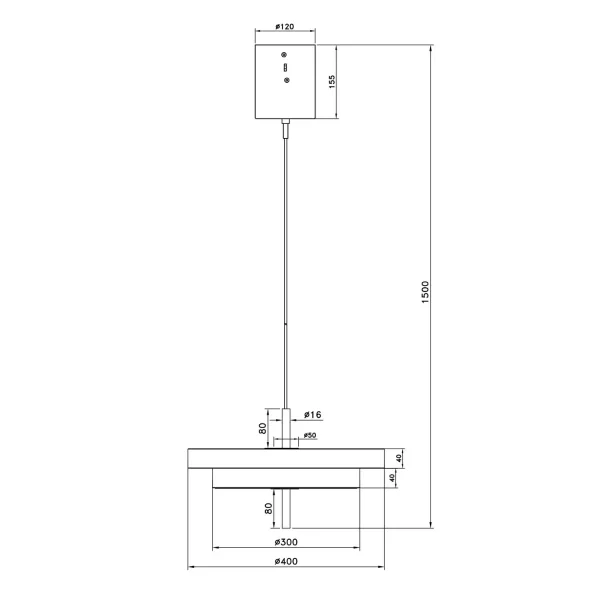 LÁMPARA DE TECHO LED 34,5W REGULABLE 2300-3000-4000K NEGRO ORO ELIX