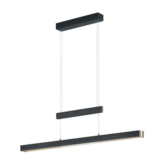 LÁMPARA DE TECHO LED 45W 2700K-5000K ESTERA NEGRA LUNOR