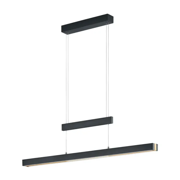 LÁMPARA DE TECHO LED 45W 2700K-5000K ESTERA NEGRA LUNOR