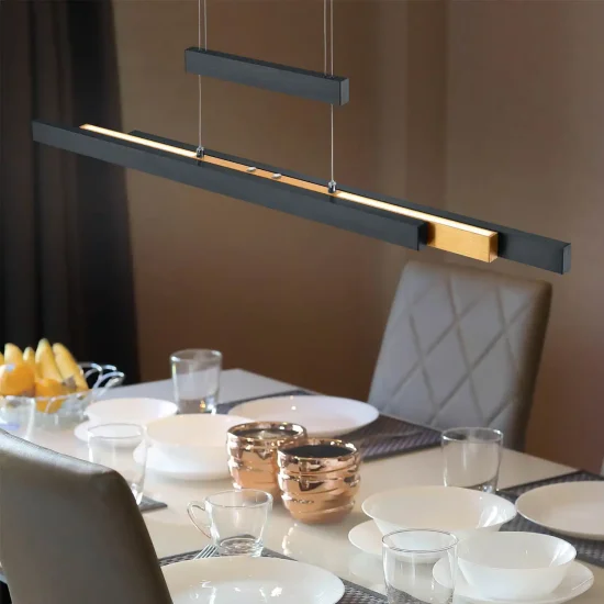 LÁMPARA DE TECHO LED 45W 2700K-5000K ESTERA NEGRA LUNOR 2