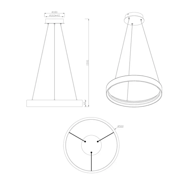 LÁMPARA DE TECHO LED 28W 3000K MADERA NATURAL SOLAN