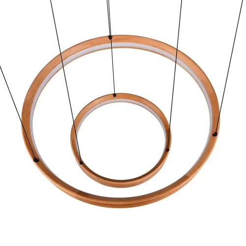 LÁMPARA DE TECHO LED 37W 3000K MADERA NATURAL SOLAN