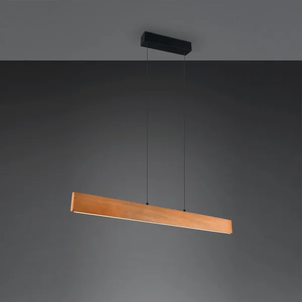 LÁMPARA DE TECHO LED 27W 2700-6000K MADERA NATURAL SVEN