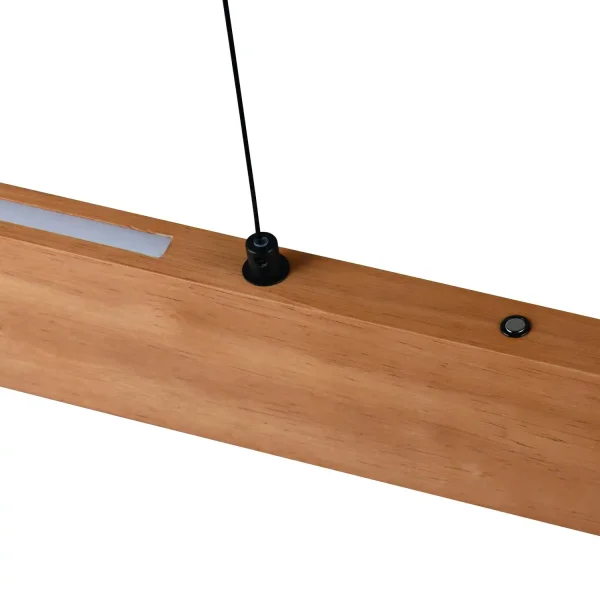 LÁMPARA DE TECHO LED 27W 2700-6000K MADERA NATURAL SVEN