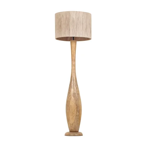 LÁMPARA DE PIE MADERA NATURAL/YUTE E27 TAIS