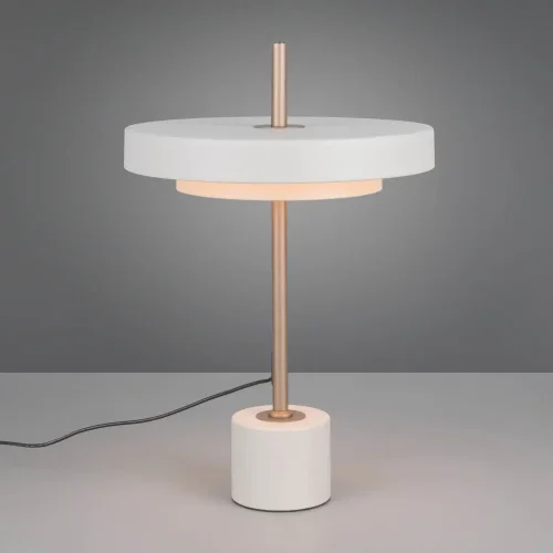 LÁMPARA DE MESA LED 12W REGULABLE 2300-3000-4000K GRIS CÁLIDO ELIX