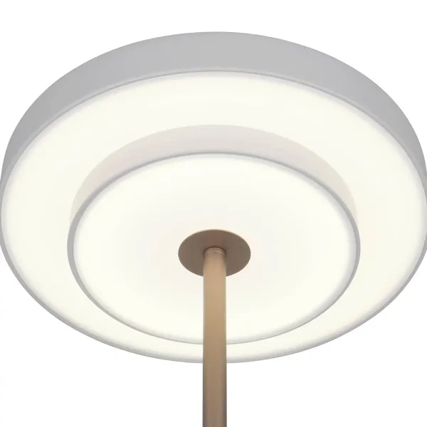 LÁMPARA DE MESA LED 12W REGULABLE 2300-3000-4000K GRIS CÁLIDO ELIX