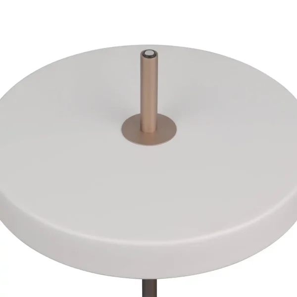 LÁMPARA DE MESA LED 12W REGULABLE 2300-3000-4000K GRIS CÁLIDO ELIX