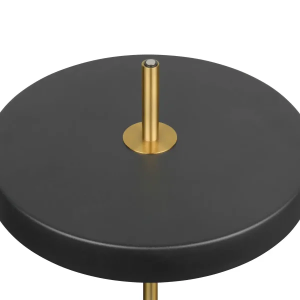 LÁMPARA DE MESA LED 12W REGULABLE 2300-3000-4000K NEGRO ORO ELIX