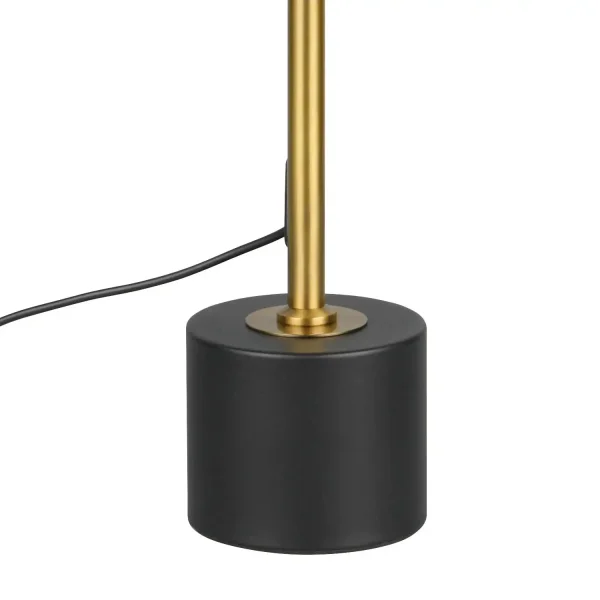 LÁMPARA DE MESA LED 12W REGULABLE 2300-3000-4000K NEGRO ORO ELIX