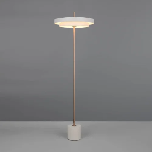 LÁMPARA DE PIE LED 21W REGULABLE 2300-3000-4000K GRIS CÁLIDO ELIX