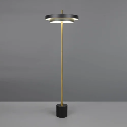 LÁMPARA DE PIE LED 21W REGULABLE 2300-3000-4000K NEGRO ORO ELIX