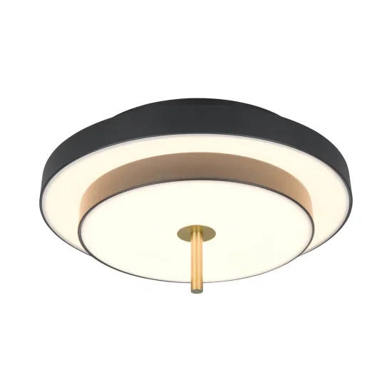 PLAFÓN LED 34,5W REGULABLE 2300-3000-4000K NEGRO ORO ELIX