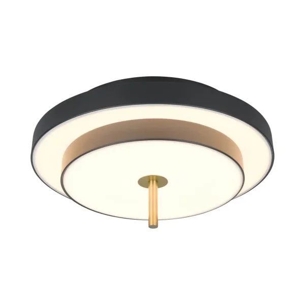 PLAFÓN LED 34,5W REGULABLE 2300-3000-4000K NEGRO ORO ELIX