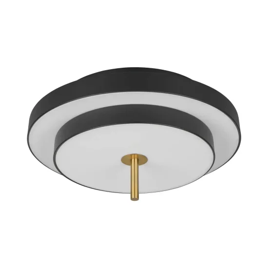 PLAFÓN LED 34,5W REGULABLE 2300-3000-4000K NEGRO ORO ELIX 2