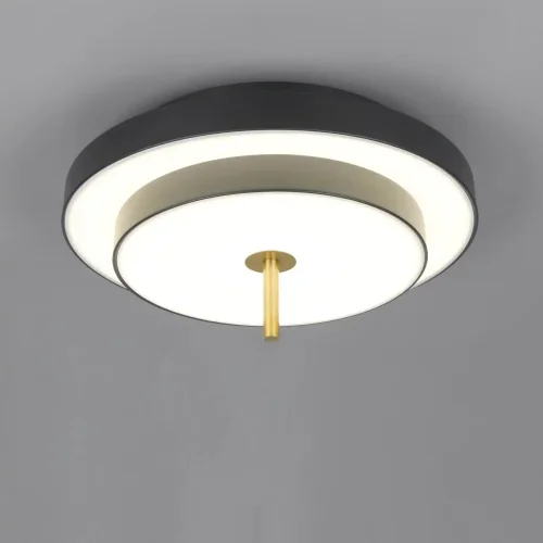 PLAFÓN LED 34,5W REGULABLE 2300-3000-4000K NEGRO ORO ELIX