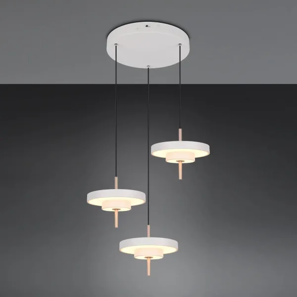 LÁMPARA DE TECHO LED 30W REGULABLE 2300-3000-4000K GRIS CÁLIDO ELIX