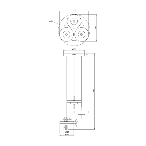 LÁMPARA DE TECHO LED 30W REGULABLE 2300-3000-4000K GRIS CÁLIDO ELIX