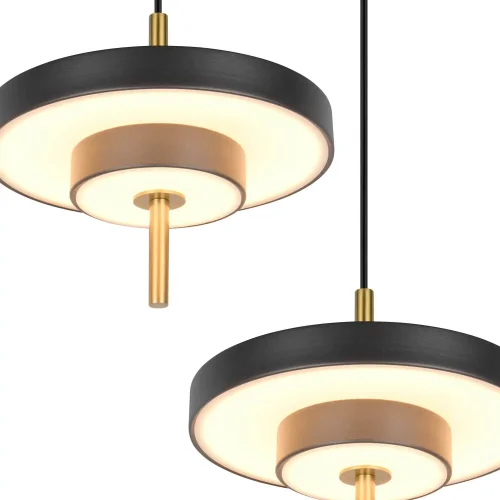 LÁMPARA DE TECHO LED 30W REGULABLE 2300-3000-4000K NEGRO ORO ELIX