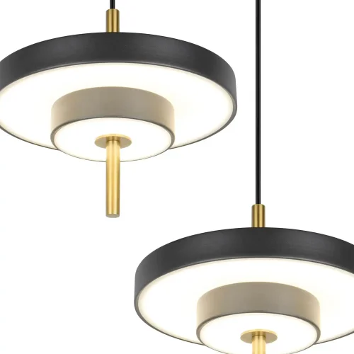 LÁMPARA DE TECHO LED 30W REGULABLE 2300-3000-4000K NEGRO ORO ELIX