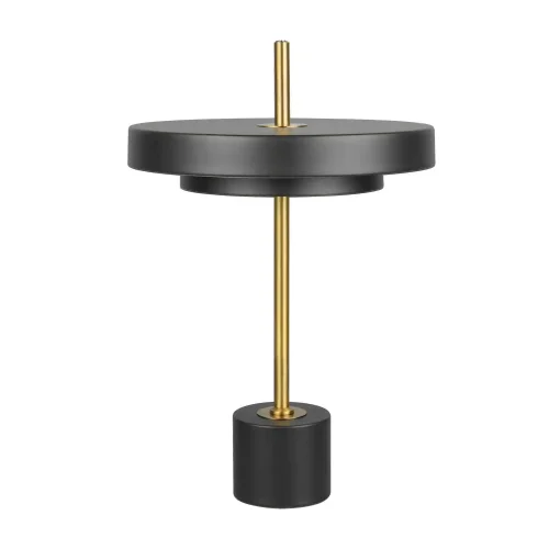 LÁMPARA DE MESA LED 12W REGULABLE 2300-3000-4000K NEGRO ORO ELIX