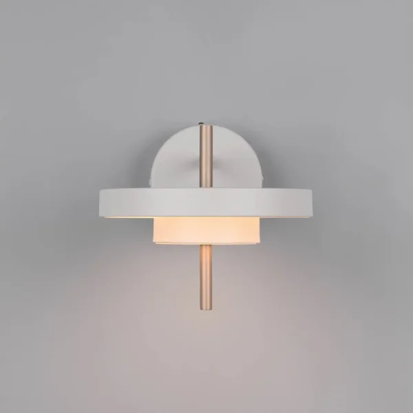 APLIQUE DE PARED LED 10W REGULABLE 2300-3000-4000K GRIS CÁLIDO ELIX