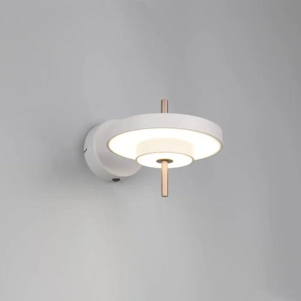 APLIQUE DE PARED LED 10W REGULABLE 2300-3000-4000K GRIS CÁLIDO ELIX