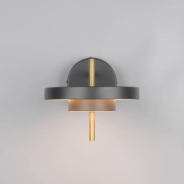 APLIQUE DE PARED LED 10W REGULABLE 2300-3000-4000K NEGRO ORO ELIX