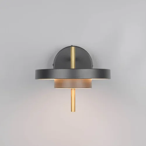 APLIQUE DE PARED LED 10W REGULABLE 2300-3000-4000K NEGRO ORO ELIX