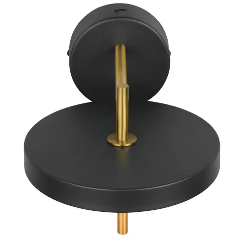 APLIQUE DE PARED LED 10W REGULABLE 2300-3000-4000K NEGRO ORO ELIX