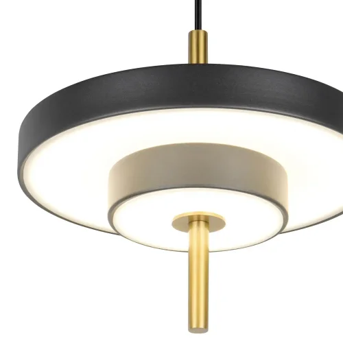 LÁMPARA DE TECHO LED 10W REGULABLE 2300-3000-4000K NEGRO ORO ELIX