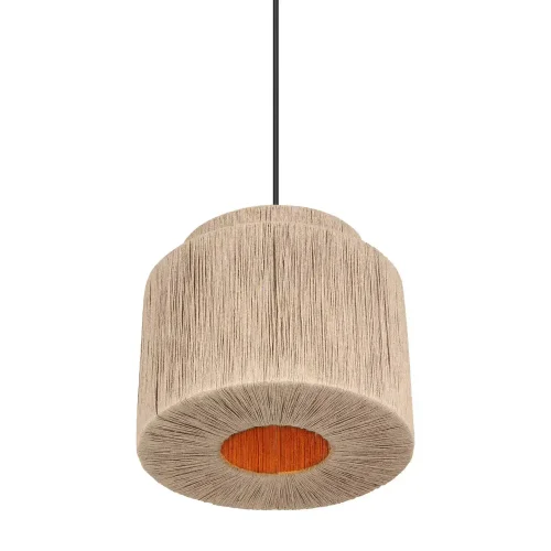 LÁMPARA DE TECHO 1 LUZ YUTE NATURAL Ø31CM E27 LEIKO