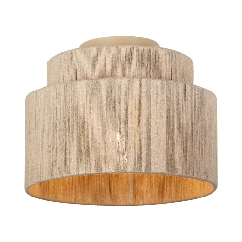 PLAFÓN DE TECHO 1 LUZ YUTE NATURAL E27 LEIKO