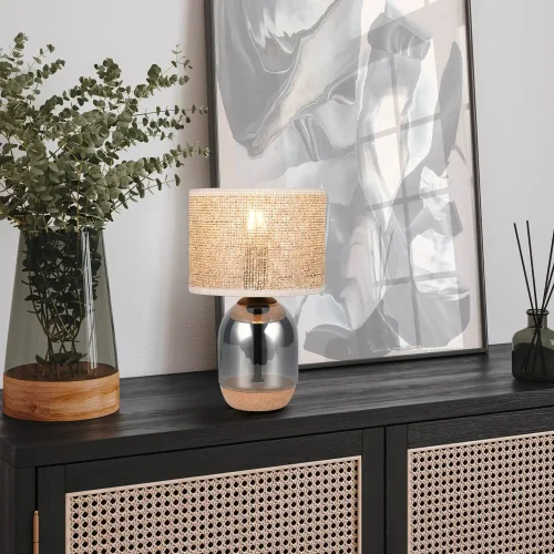 LÁMPARA DE MESA EN VIDRIO 32,7CM CELINE