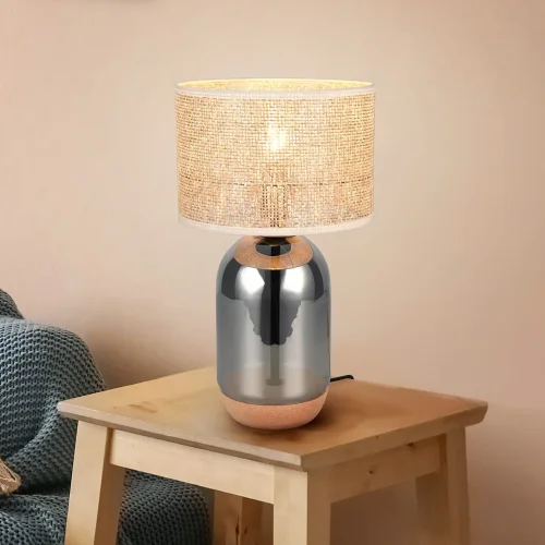 LÁMPARA DE MESA EN VIDRIO 43CM CELINE