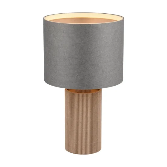 LÁMPARA DE MESA EN PAPPE NATURAL 28,5CM NEXA