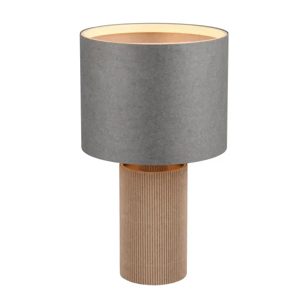 LÁMPARA DE MESA EN PAPPE NATURAL 28,5CM NEXA