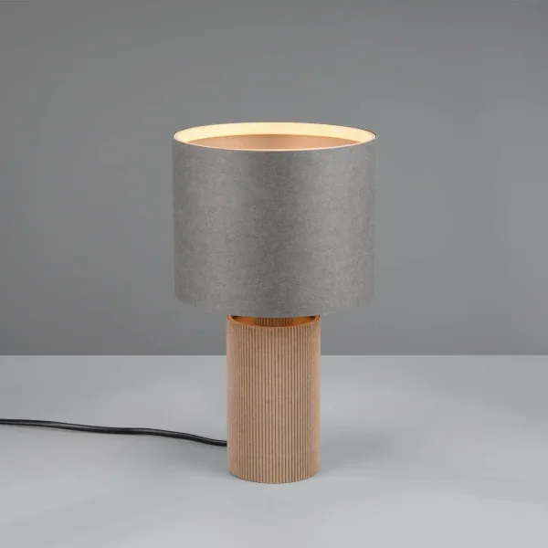 LÁMPARA DE MESA EN PAPPE NATURAL 28,5CM NEXA