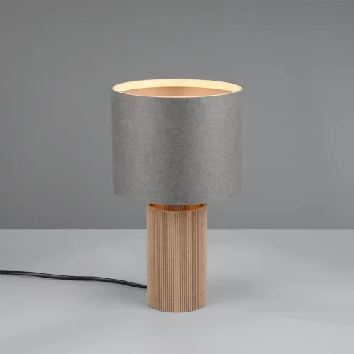 LÁMPARA DE MESA EN PAPPE NATURAL 28,5CM NEXA